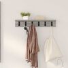 vidaXL Porte-manteau mural Gris Sonoma 60 x 10,5 x 10,5 cm