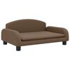vidaXL Lit pour chien marron 70x45x30 cm tissu