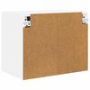 vidaXL Armoire de cuisine avec &eacute;tag&egrave;re Blanc brillant 50 x 31 x 40 cm