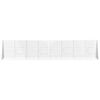 vidaXL Cage pour lapins Argent 215 x 100 x 85 cm Acier galvanis&eacute;