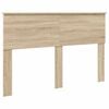 vidaXL Cadre de lit Ch&ecirc;ne Sonoma 150 x 200 cm Bois d'ing&eacute;nierie