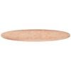 vidaXL Dessus de table rond &Oslash;60x1,5 cm Bois de ch&ecirc;ne massif non trait&eacute;