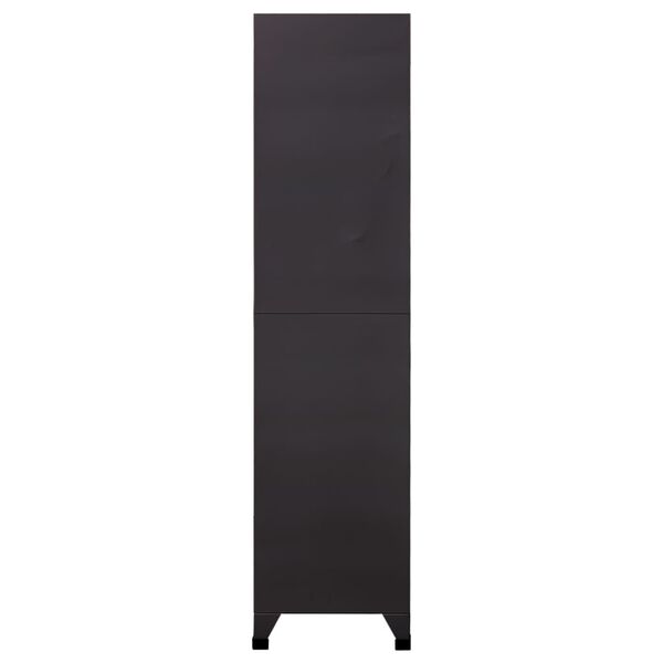 vidaXL Armoire &agrave; casiers Anthracite 90x45x180 cm Acier