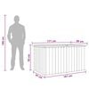 vidaXL Bo&icirc;te de rangement de jardin Vert 171x99x93 cm