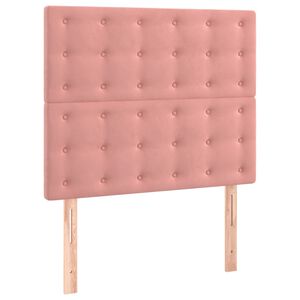 vidaXL T&ecirc;te de lit Rose 80x5x118/128 cm Velours