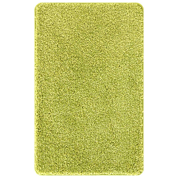 vidaXL Tapis de bain antid&eacute;rapant Vert 50 x 80 cm PP
