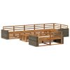vidaXL Ensemble de canap&eacute;s d'ext&eacute;rieur 9 pc