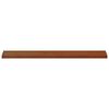 vidaXL Appui de fen&ecirc;tre Bois Brun 140 x 25 x 4,5 cm PVC