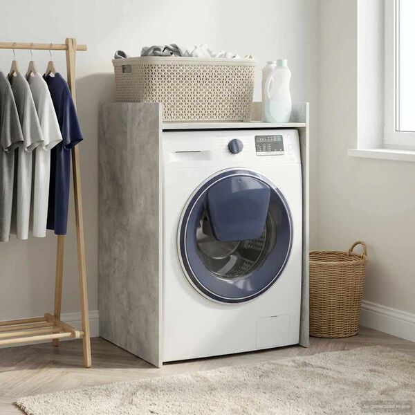vidaXL Armoire pour machine &agrave; laver B&eacute;ton 67,5 x 62 x 97 cm