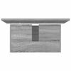 vidaXL Ensemble de meubles de salle de bain 2 pcs Sonoma gris