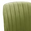 vidaXL Chaises pivotantes à manger lot de 6 vert clair velours