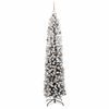 vidaXL Sapin de No&euml;l artificiel Vert 210 cm PVC et acier et plastique