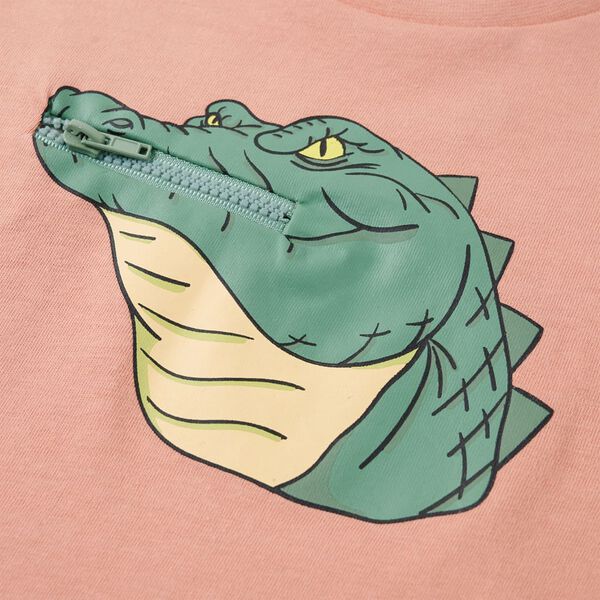 T-shirt pour enfants orange clair 104