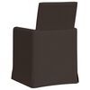 vidaXL Chaises de salle &agrave; manger 2 pcs Gris fonc&eacute; 57 x 67 x 95 cm Lin