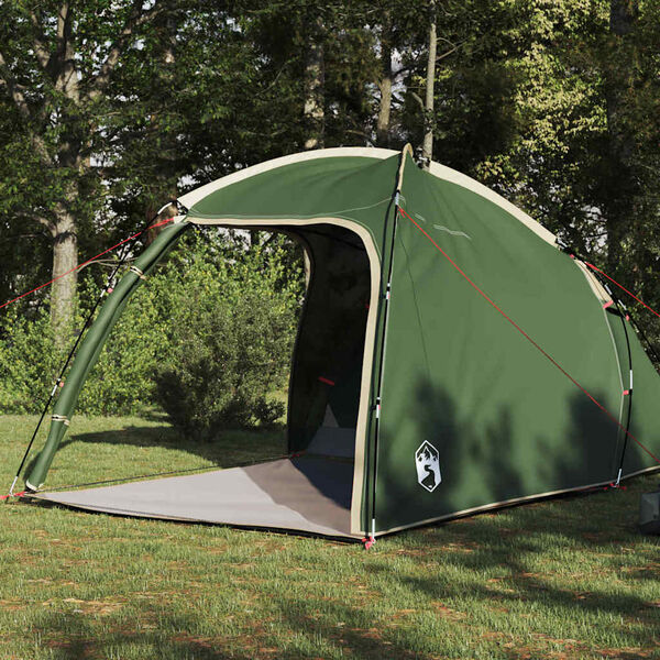 vidaXL Tente Autre Vert 370 x 230 x 185 cm Polyester et fibre de verre