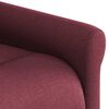 vidaXL Fauteuil inclinable &eacute;lectrique Rouge bordeaux Tissu