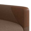 vidaXL Fauteuil de massage inclinable Marron Tissu