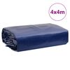 vidaXL B&acirc;che bleu 4x4 m 650 g/m&sup2;