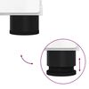 vidaXL Ensemble de mobilier de salle de bain 4 pcs Blanc brillant