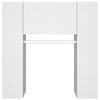 vidaXL Armoire de couloir Blanc 97,5x37x99 cm Bois d'ing&eacute;nierie