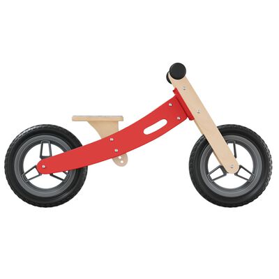 vidaXL Vélo d'équilibre pour enfants rouge
