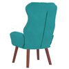 vidaXL fauteuil Turquoise 69 x 74 x 93 cm Velours