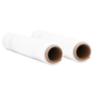 vidaXL Film &eacute;tirable 2 pcs transparent 17 &mu;m 50 cm x 150 m