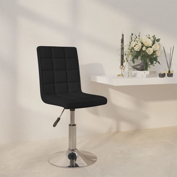 vidaXL Tabouret de bar Noir Tissu