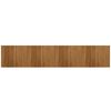 vidaXL Tapis rectangulaire marron 80x400 cm bambou