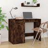 vidaXL Bureau avec armoire chêne fumé bois d'ingénierie