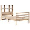 vidaXL Lit biblioth&egrave;que sans matelas 90x200 cm bois de pin massif