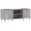vidaXL Armoire &agrave; disques sonoma gris 121x38x48 cm bois d'ing&eacute;nierie