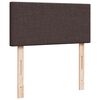 vidaXL Sommier &agrave; lattes de lit avec matelas Marron fonc&eacute; 100x200 cm
