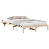 vidaXL Cadre de lit Naturel 160 x 200 cm Pin massif