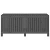 vidaXL Bo&icirc;te de rangement de jardin Gris 147x68x64 cm Bois de pin
