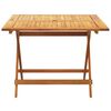 vidaXL Ensemble &agrave; manger de jardin 5 pcs r&eacute;sine tress&eacute;e et bois massif