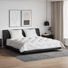 vidaXL Couette avec oreiller 3 pcs Blanc Microfibre