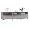 vidaXL Meuble TV sonoma gris 150x30x44,5 cm bois d'ingénierie