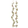 vidaXL Guirlandes de fleurs 6 pcs rose 215 cm