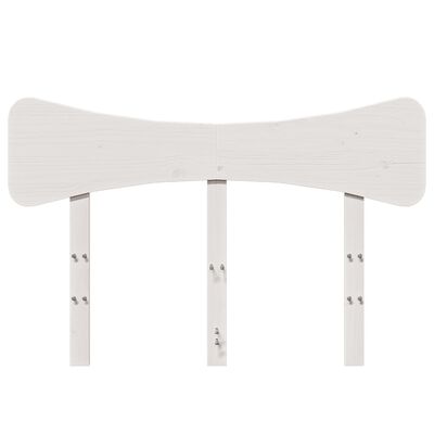 vidaXL Tête de lit blanc 135 cm bois massif de pin