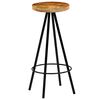 vidaXL Chaises de bar lot de 4 bois de manguier solide