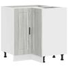 vidaXL Armoire d'angle de cuisine Porto sonoma gris bois d'ing&eacute;nierie