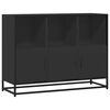 vidaXL Buffet noir 100x35x76 cm bois d’ingénierie