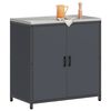 vidaXL Rangement de cuisine Anthracite 60 x 50 x 92 cm Acier