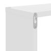 vidaXL &Eacute;tag&egrave;res cube murales 6 pcs Blanc brillant 26x15x26 cm