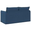 vidaXL Canap&eacute; Bleu Dimensions globales: 156 x 82 x 85 cm (l x P x H)