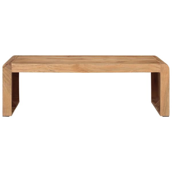 vidaXL Table basse 110x55x35 cm bois massif d'acacia