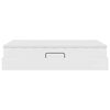 vidaXL Lit avec rangement et matelas Blanc 120 x 200 cm Simili cuir