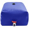 vidaXL R&eacute;servoir d'eau avec robinet pliable 670 L PVC