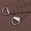 vidaXL Voile de parasol tissu oxford carr&eacute; 3x3 m marron